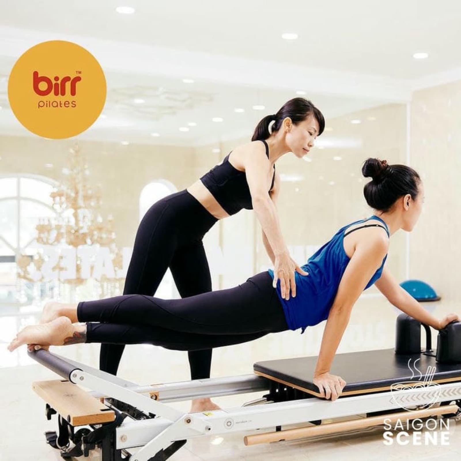 A pilates class at Birr Pilates
